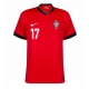 Portugalia Rafael Leao #17 Tricou Fotbal Replică European 2024 Barbati Acasa
